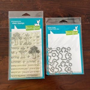 Lawn Fawn Tree Before ‘n Afters stamp and die set.